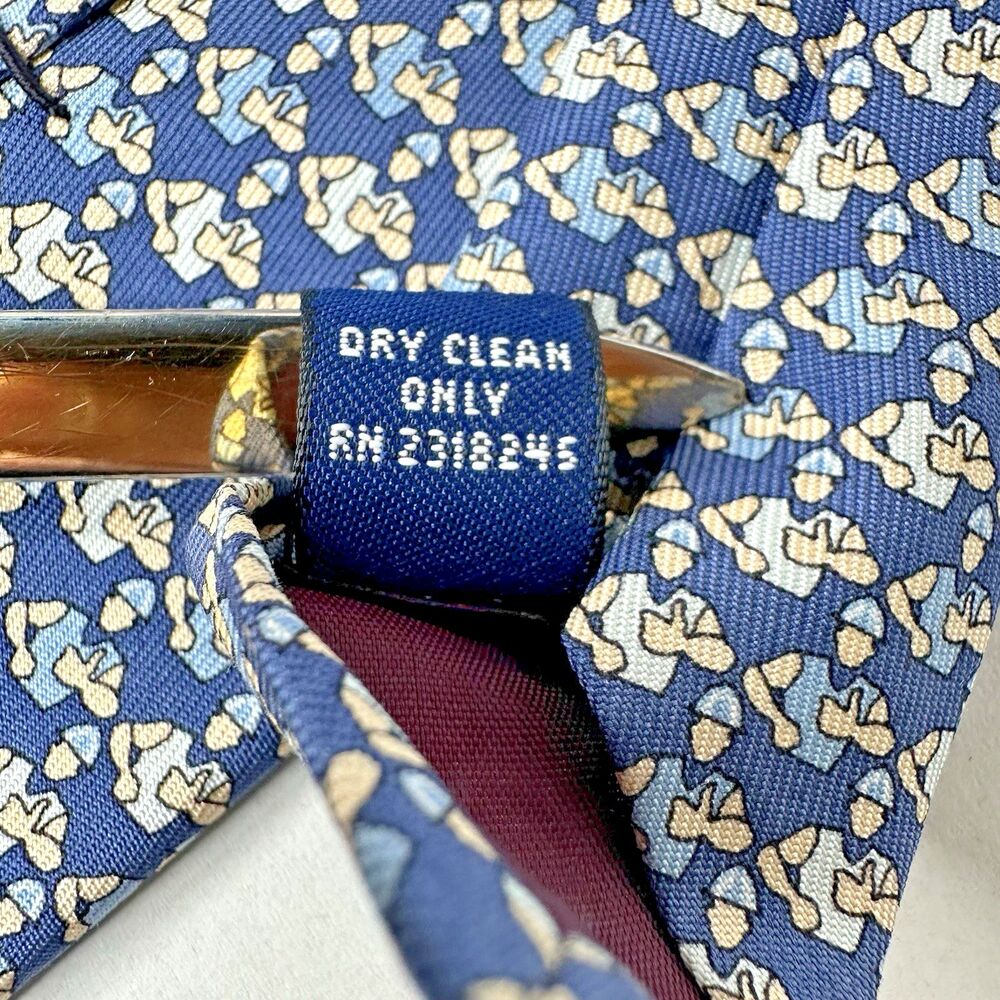 Vineyard Vines Custom Collection Men's Silk Tie The Doe Fund Ready Willing Able - Picture 7 of 9